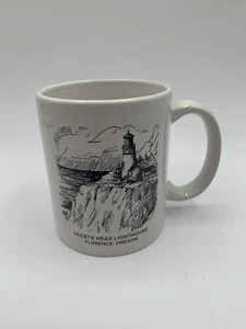 HECETA HEAD LIGHTHOUSE Florence Oregon Souvenir Mug Cup 10 oz OR - Picture 1 of 5