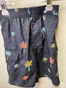 Nice! Rip Curl Boy’s Palm Trees Pocket Swimsuit Swim Trunks, Size 6 Boy’s - Picture 1 of 9