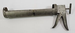 *PV) Vintage Dis-Pens-Rite Plastics Large 29oz - 1/4 Gallon Metal Caulking Gun