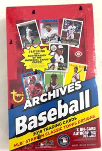 2019 TOPPS ARCHIVES BASEBALL HOBBY BOX - Picture 1 of 1