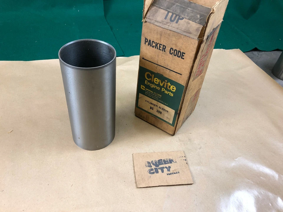 Clevite cylinder repair sleeve DS-398 3.858" bore 9-1/16" tall .100 wall - Image 1 of 2