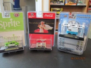 Volkswagen Toy M2 Machines Stubby Bus Kit, Coke Stubby, Sprite Bug 1/64 #M2-3A - Picture 1 of 4