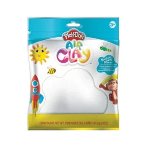 Play-Doh Brand Air-Dry Clay, 5 oz. White Clay Bag Resealable Pouch Super Soft - Picture 1 of 4