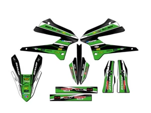 KLX 250 VIGOR 2008-2020 Green Senge kit de gráficos compatible con Kawasaki - Imagen 1 de 4
