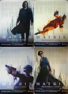 MATRIX RESURRECTIONS - REEVES - SELTENE CHARAKTER GEROLLT NORMALES GROSSES FILMPOSTER - Bild 1 von 1