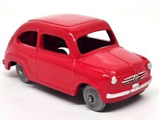 Dinky Meccano Vintage 183 Fiat 600 Saloon Red - Restored Repainted