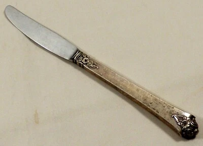 VTG 1940's Sterling Silver handle Royal Crest Castle Rose Knife - Image 1 of 4