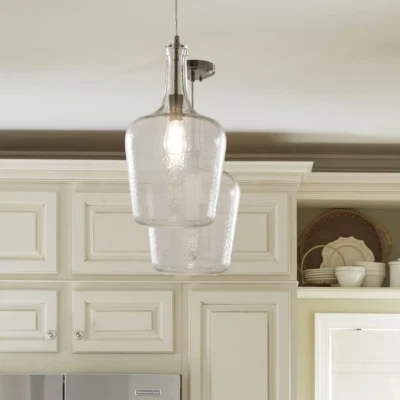 Kichler Metal & Glass Pendant Lights - Image 1 of 3
