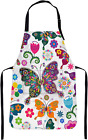 Apron Home Kitchen Cooking Baking Gardening For Women Men With Pockets Floral Co