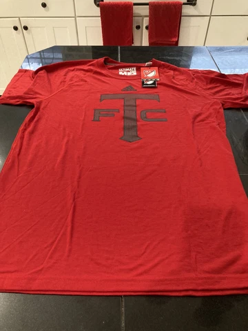 MENS ADIDAS MLS TORONTO FC S/S T SHIRT 3XL RED  NWT Cover