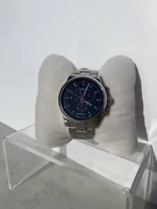 Mido Silver Multifort Chronograph Quartz Stainless Steel Watch - Picture 1 of 20