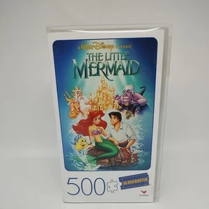 The Little Mermaid Blockbuster Video 500 Piece Movie Poster Puzzle Disney - NIB - Picture 1 of 2