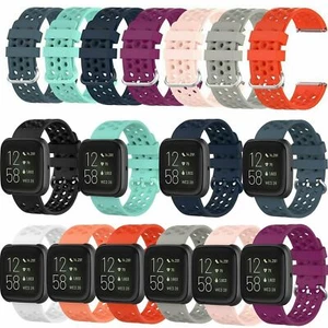 Cinturino da polso sportivo in silicone ricambio per Fitbit Versa 2 Tracker nuovo - Foto 1 di 21