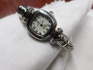 S2 Bella And Rose Watch Bangle Silvertones - NEVER worn still has spacer - Picture 1 of 5