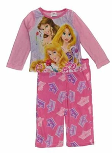 Disney Princess Girls 2pc Printed Micro Fleece Pajama Pant Set 10 $34 - Picture 1 of 3
