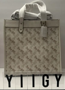 ๐ผ๐ฆ Coach 89143 ๐ผ๐ฆ Horse & Carriage Coated Canvas Crossbody Tote Bag ๐ผGB10o7 - Picture 1 of 11