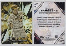 2018 Topps Fire Gold Minted Ryne Sandberg #10 HOF