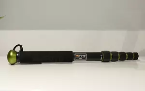 Monopod MeFOTO Walkabout A35W Green aluminium alloy and Trekking Pole USED - Picture 1 of 3