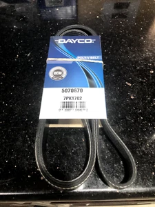 REAL Genuine NEW Dayco Serpentine Accessory Belt Gates 5070670 7PK1702 - Picture 1 of 2