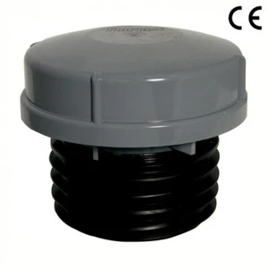 FLOPLAST 110/82MM AIR ADMITTANCE VALVE GREY - AF110 - Picture 1 of 3