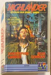 Highlander | VHS | Action | United | FSK 16 | 111 Min. - Bild 1 von 4