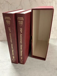 Harvard Alumni Directory 350th Anniversary (HC in Slipcase) - Picture 1 of 3