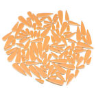 Carreaux de mosaïque en céramique, 200 g de carreaux de fleurs larme bloc de mosaïque, orange