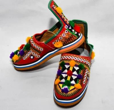 bereber babouche mujer, zapatillas bereber, zapatillas marroquíes, zapatos marroquíes. Foto 1 de 4