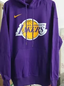 Classic Los Angeles Lakers Sweatshirt Hooded Pullover Printed NBA Sweatshirt - Picture 1 of 4
