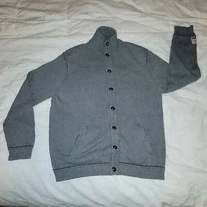 Espirit Original Authentic Wear Men's Gray Cardigan Sweater Size L - Picture 1 of 16