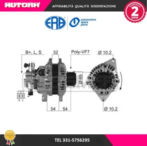 210381A Alternatore (MARCA ERA).. - Imagen 1 de 1
