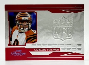 Playoff Prestige Prestigious Pros 2007 rojo Carson Palmer 749/750 Bengals - Imagen 1 de 2