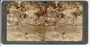 Inde c. 1900 - Jhelum Riveer Pont de Corde - 45 - Foto 1 di 1