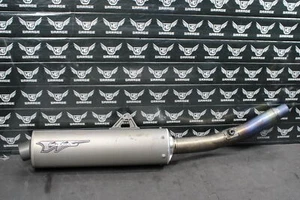 2005 SUZUKI RMZ250 WHITE BROTHERS MUFFLER EXHAUST SILENCER SLIP ON PIPE - Foto 1 di 16