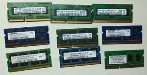 Lot of 9 Sticks of DDR3 SO-DIMM - Picture 1 of 3