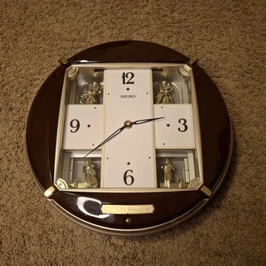 SEIKO MELODIES IN MOTION VINTAGE UHR QXM279BRH - 12 Songs - TEILWEISE FUNKTIONSFÄHIG - Bild 1 von 14