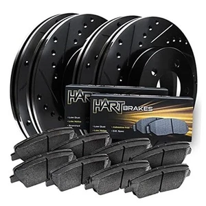  Front Rear Brakes and Rotors Kit |Front Rear Brake Pads| Brake BHCC.40138.02 - Picture 1 of 7