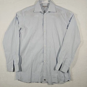 Burberrys Button Up Shirt Mens X Large Blue Casual Made In USA  - Picture 1 of 9