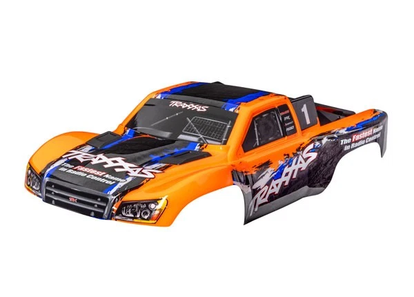 Traxxas TRX5850-ORNG Carrosserie Slash 4x4 Orange Avec Autocollants Et Clipless - Photo 1/1