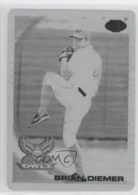 2010 Topps Pro Debut Printing Plate Black 1/1 Brian Diemer #405 0a1 - Image 1 of 3