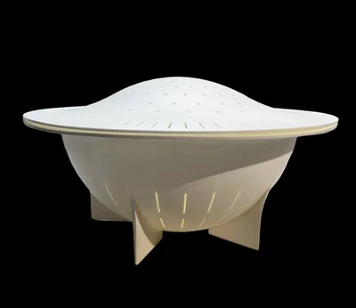 Tupperware 13” Double Colander Strainer #31058-1 with Lid #3106B-2 White USA - Image 1 of 4