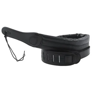 Guitar Strap Leather Adjustable Shoulder Belt Instrument Accessory For Bass ISP - Picture 1 of 12