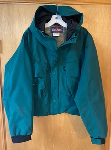 Vtg Cabela's Wading Fly Fishing Shell Jacket Men's Hooded Gore-Tex - Size L - Picture 1 of 3