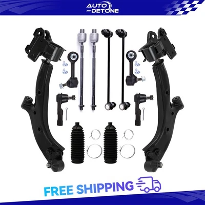 12X Front Lower Control Arm & Ball Joints Kit For Honda CR-V 2007-2009 2010 2011 Foto 1 de 4