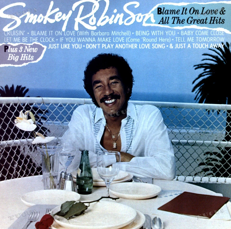 Smokey Robinson - Blame It On Love & All The Great Hits LP (VG+/VG+) '* - Image 1 of 1