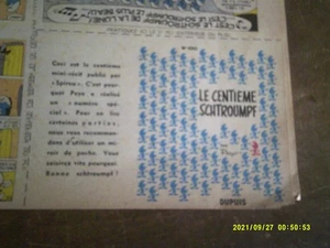 SPIROU PEYO MINI REZIT DER HUNDERTSTE SCHLUMPF MINI REZIT SOLO - Bild 1 von 6