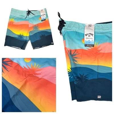 Billabong Board Shorts Para Hombre Talla 32 Sunday Pro Bañador Surf Elastizado NUEVO DES Foto 1 de 4