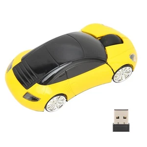 2.4Ghz Wireless Car Mouse Plug And Play Battery Powered 3D Sports Car Stylin - Picture 1 of 22