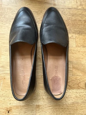 Mocasín para mujer Madewell de cuero negro The Frances talla 7 Foto 1 de 4