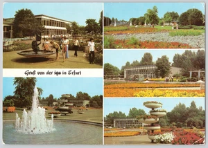 Postal Saludos De Gran Tamaño de la Iga en Erfurt Alemania Multivista Jumbo - Imagen 1 de 2